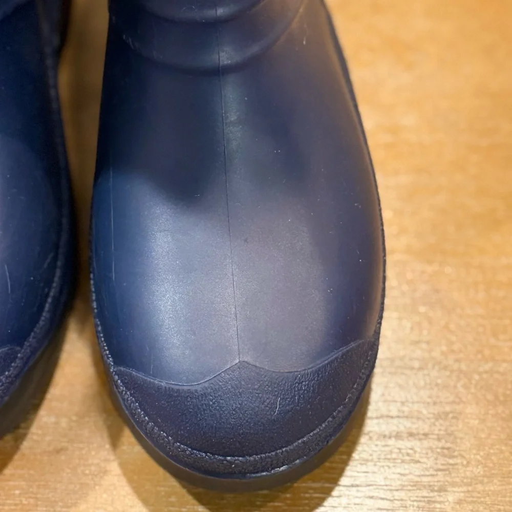 Kamik Youth Snobuster Boot Rubber Insulated‎ Draw String Waterproof Navy Sz 5